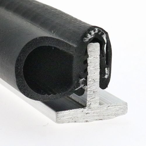 20mm x 12mm Door Trim (For 2-4mm Panel) Side Lip 50m EPDM