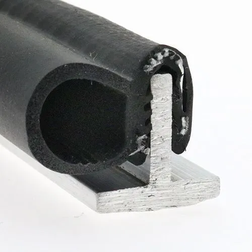 20mm x 12mm Door Trim (For 2-4mm Panel) Side Lip 50m EPDM