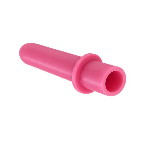 6.6mm Flange Plug (47mm Length) | Pink Silicone