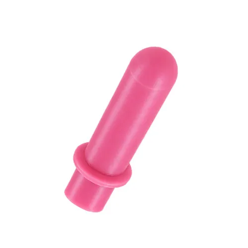 6.6mm Flange Plug (47mm Length) | Pink Silicone