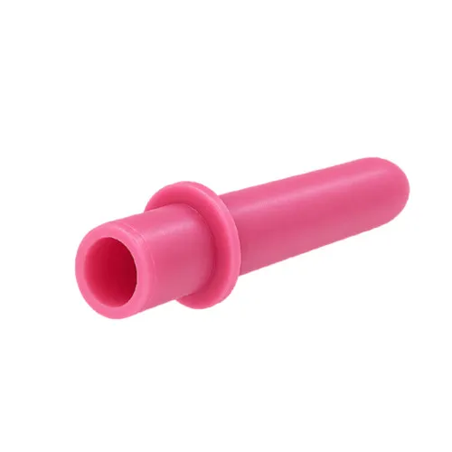 6.6mm Flange Plug (47mm Length) | Pink Silicone