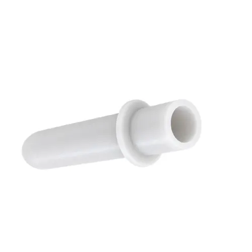 8mm Flange Plug (51mm Length) | Clear Silicone
