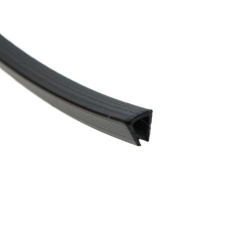 2.7-4.2mm Black Nylon Grommet Strip – Unserrated With Adhesive