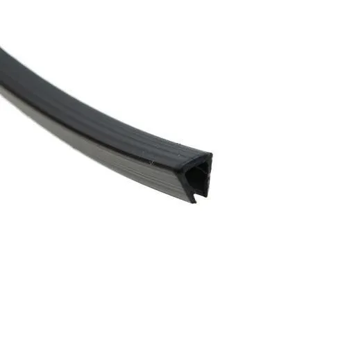 2.7-4.2mm Black Nylon Grommet Strip – Unserrated With Adhesive