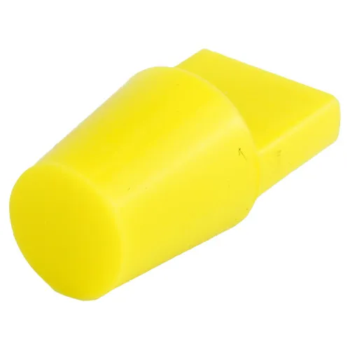 18.3-44.4mm Yellow Silicone Tapered Plug (With Handle) 44.4mm Length | Silicone