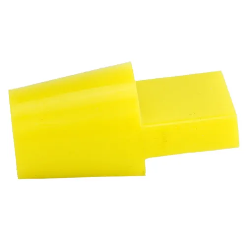 18.3-44.4mm Yellow Silicone Tapered Plug (With Handle) 44.4mm Length | Silicone