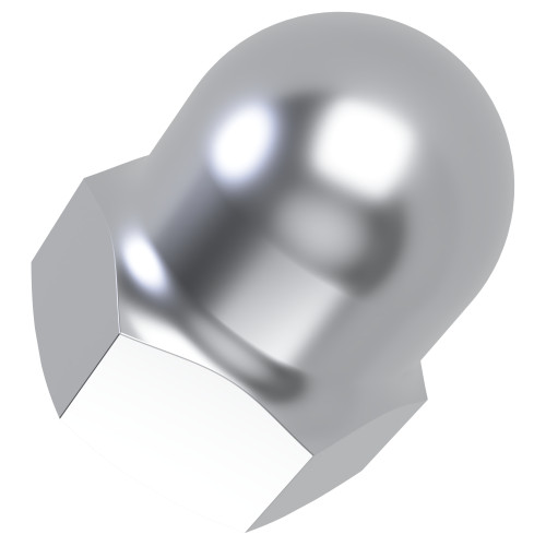 M5 Dome Nut (DIN 1587) | Class 6 BZP Steel