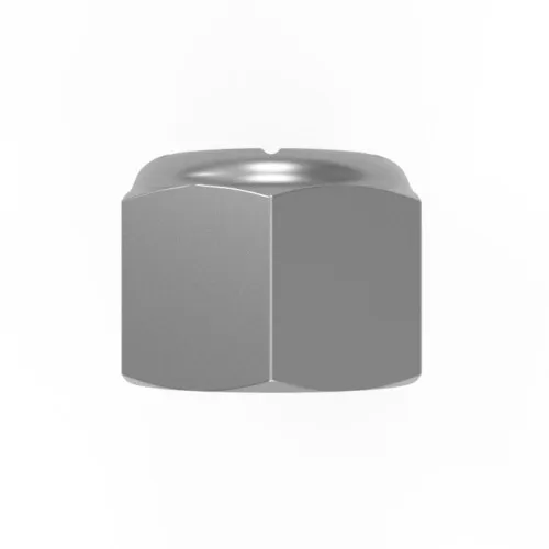 M6 Nylon Lock Hex Nut High DIN 982 - Class 8 Steel BZP