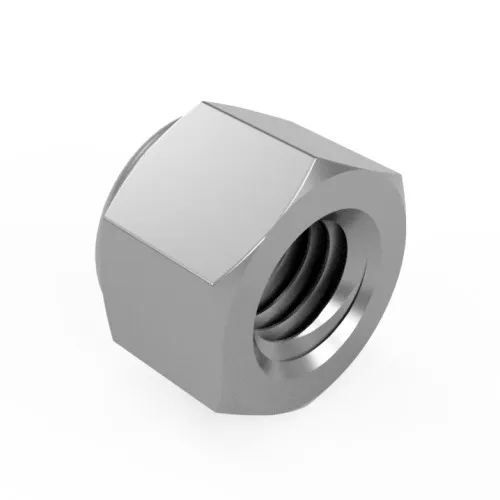 M6 Nylon Lock Hex Nut High DIN 982 - Class 10 Steel BZP | Vital Parts
