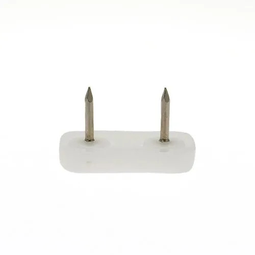 39mm x 16mm Rectangular Furniture Foot (Nail On) | Natural HDPE