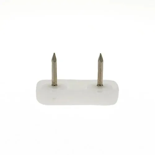 39mm x 16mm Rectangular Furniture Foot (Nail On) | Natural HDPE