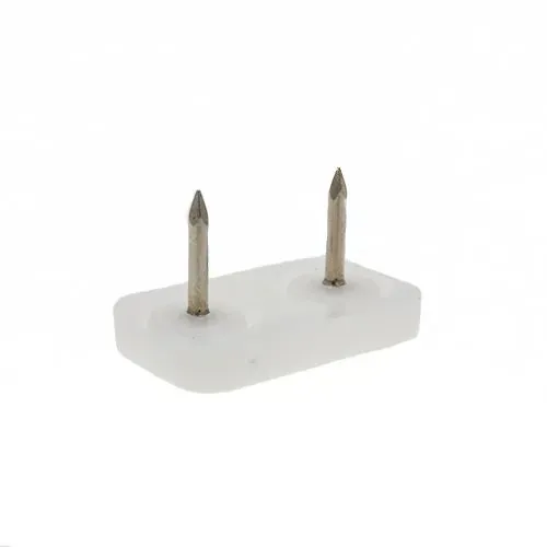 39mm x 16mm Rectangular Furniture Foot (Nail On) | Natural HDPE