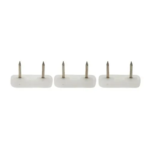 39mm x 16mm Rectangular Furniture Foot (Nail On) | Natural HDPE