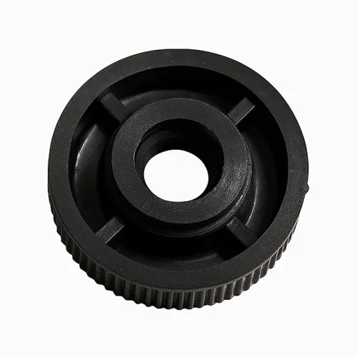 M3 x 12.0mm x 7.0mm Knurled Nylon Nut - Black | Vital Parts