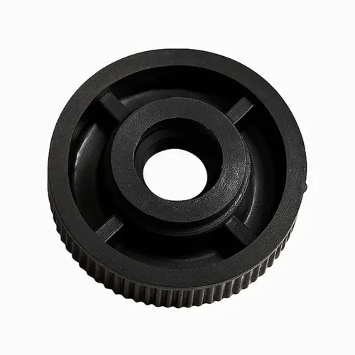 M5 x 19.0mm x 7.5mm Knurled Nylon Nut - Black | Vital Parts
