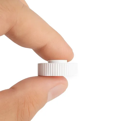 M3 x 12.0mm x 7.0mm Knurled Nylon Nut - White | Vital Parts