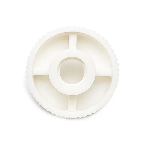M4 x 16.0mm x 8.0mm Knurled Nylon Nut - White | Vital Parts