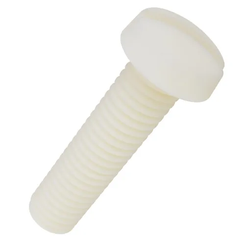 M3 x 6mm Nylon Cheese Head Screw (DIN 84) | Natural