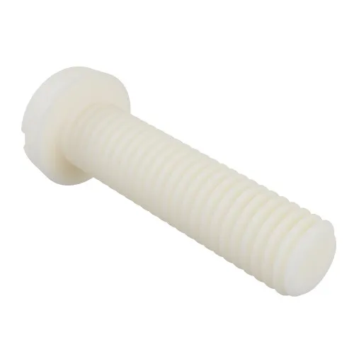 M3 x 10mm Nylon Cheese Head Screw (DIN 84) | Natural