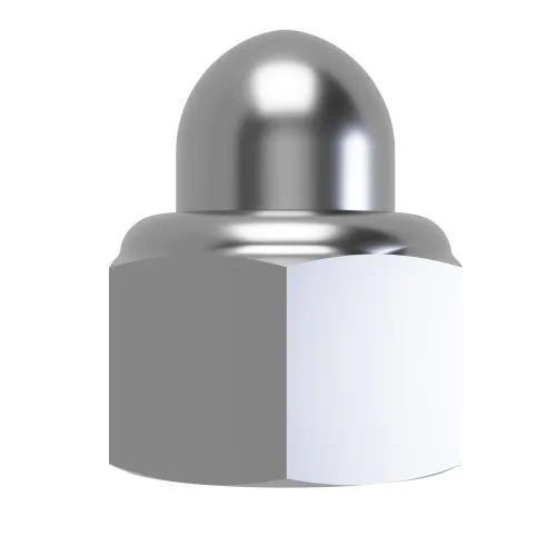 M10 Nyloc Dome Nut (DIN 986) | A2 Stainless Steel