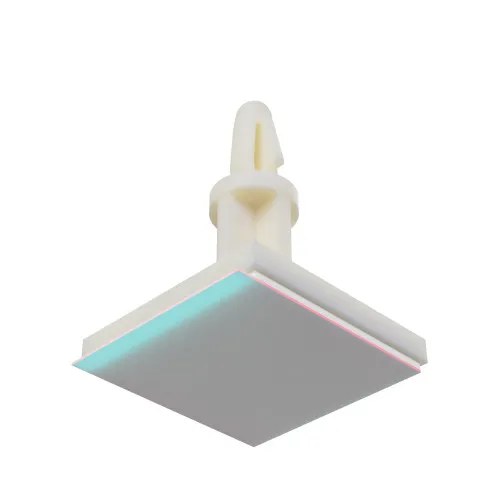 9.5mm Locking Adhesive Base Circuit Board Spacer for 4.0mm Hole - Natural