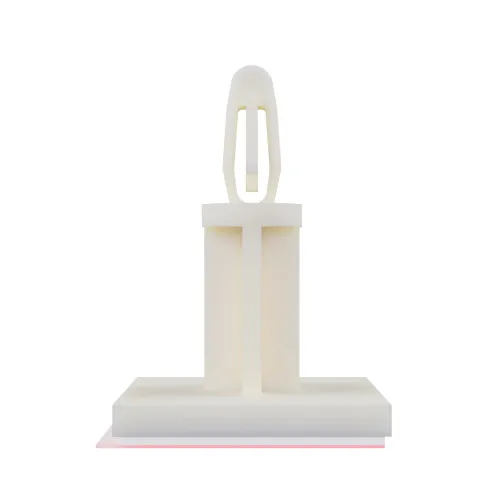 25.4mm Locking Adhesive Base Circuit Board Spacer for 4.0mm Hole - Natural