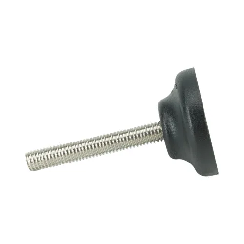 M8 x 50mm Plastic Adjustable Foot - 40mm Standard Base | 500kg Load