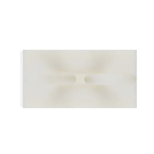 40.1mm High Self Adhesive Twist Lock - Natural Nylon UL94V2