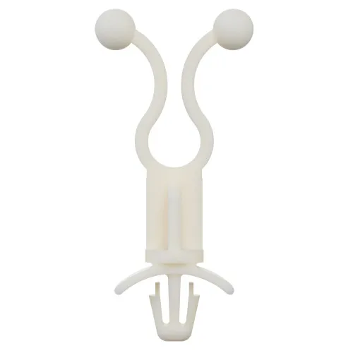 25.4mm High 4.00mm Hole Stand Off Twist Lock for 5.1 - 7.6mm Bundle - Natural Nylon UL94V2