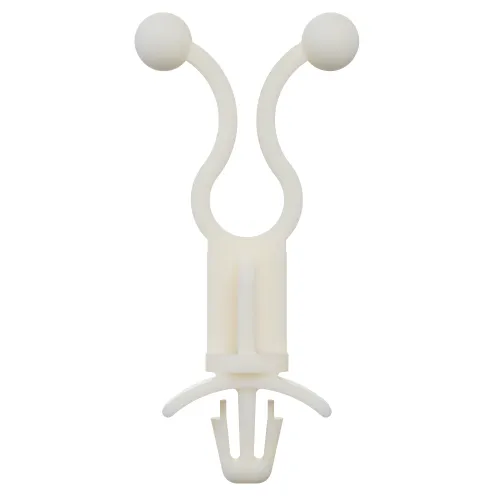 25.4mm High 4.00mm Hole Stand Off Twist Lock for 12.7 - 15.2mm Bundle - Natural Nylon UL94V2