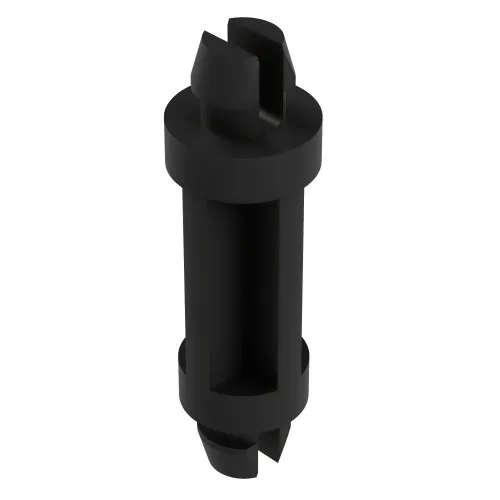 12.7mm Dual Locking Support Post for 4.75mm to 4.75mm Hole - Black Nylon UL94V2