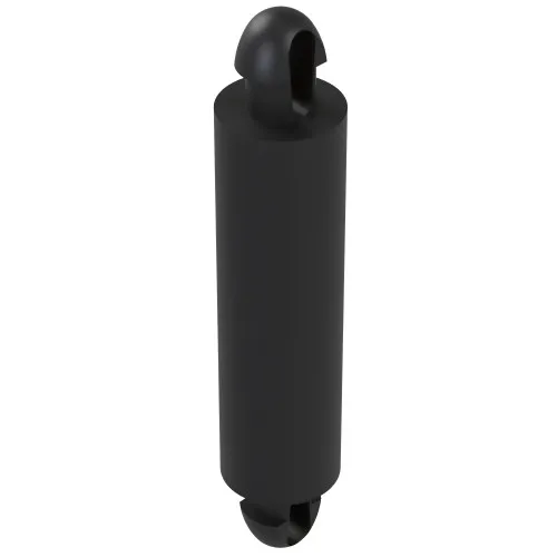4mm Mini Dual Lock Post for 2.5mm Hole-1.57mm to 1.57mm-Black Nylon UL94V0