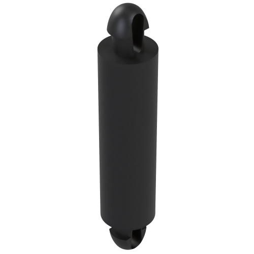 16mm Mini Dual Lock Post for 3.5mm Hole-1.57mm to 1.57mm-Black Nylon UL94V0
