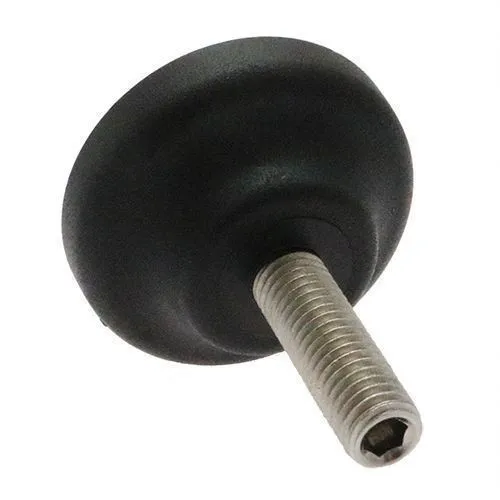 M8 x 50mm Plastic Adjustable Foot - 40mm Standard Base | 500kg Load