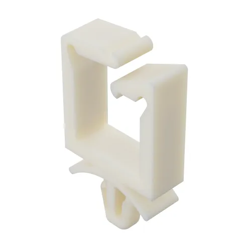 27.2mm High Locking Wire Saddle for 4.75mm Hole & 3.2mm Panel - Natural Nylon UL94V2