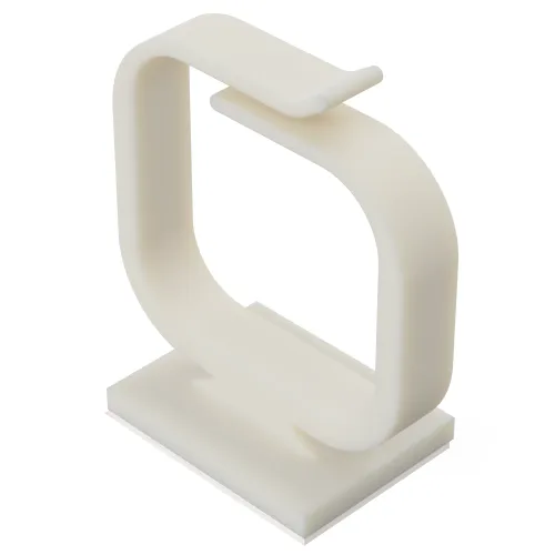 30mm High Adhesive Base Fibre Saddle for 19.7mm Bundle Diameter - Natural Nylon UL94V2