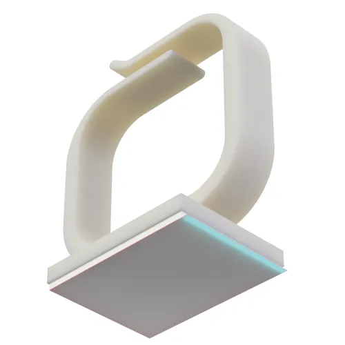 19.7mm x 30mm Adhesive Base Fibre Saddle - Natural Nylon | Vital Parts