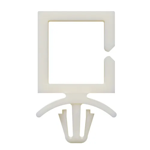 5.6 x 10.2mm Cable Clip Side Entry Wire Saddle - Natural Nylon UL94V0