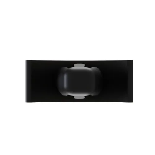 5.6 x 10.2mm Cable Clip Side Entry Wire Saddle - Black Nylon UL94V0