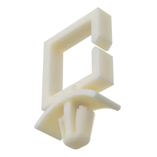 11.4 x 10.2mm Cable Clip Side Entry Wire Saddle - Natural Nylon UL94V2