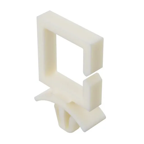 11.4 x 10.2mm Cable Clip Side Entry Wire Saddle - Natural Nylon UL94V0