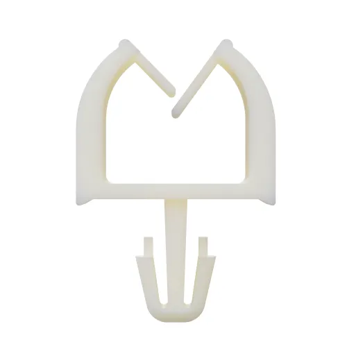 3.0 x 4.8mm Arrow Head Micro Wire Saddle for 1.70mm Hole & 2.40mm Panel - Natural Nylon UL94V0