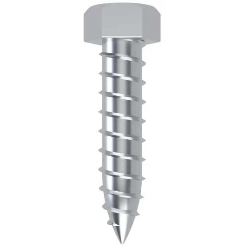 5.5mm x 19mm Hex Head AB Self Tapping Screw (DIN 7976C) | BZP Steel