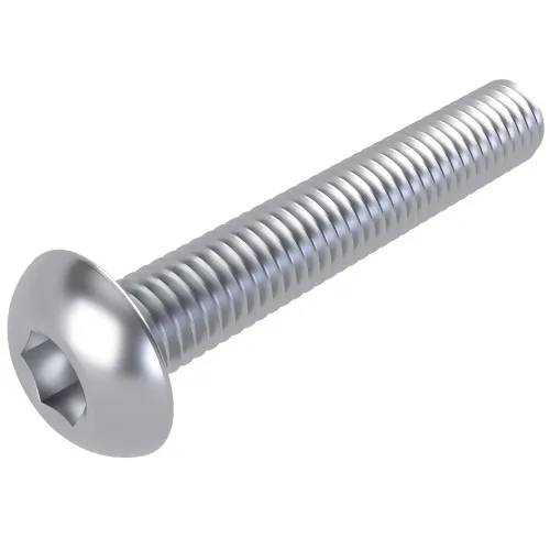 M5 x 40mm Hex Socket Button Screw (ISO 7380-1) Stainless Stainless