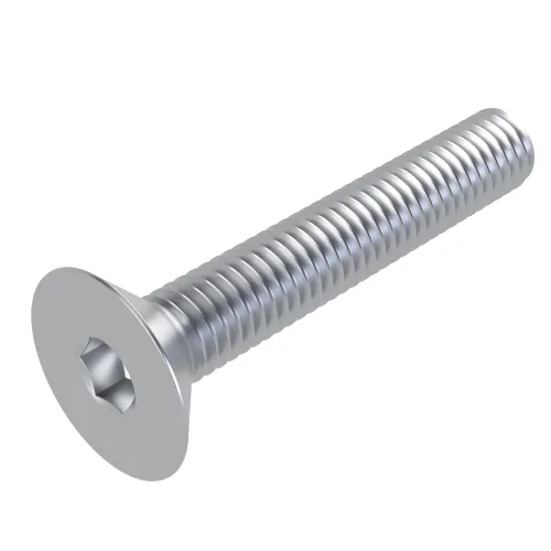 M8 x 16mm Hex Socket (H5) Countersunk Screw (ISO 10642) | 8.8 BZP Steel