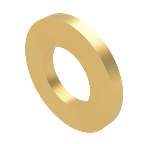 M6 (6.4mm) x 12mm Brass Washer (Flat) DIN 125A