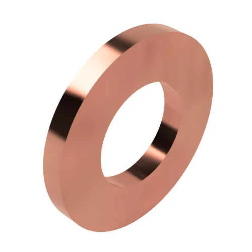 M5 (5.3mm) x 10mm Copper Washer (Flat) DIN 125A