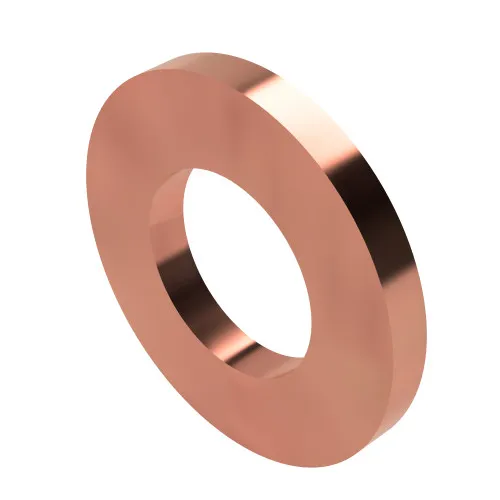 M5 (5.3mm) x 10mm Copper Washer (Flat) DIN 125A