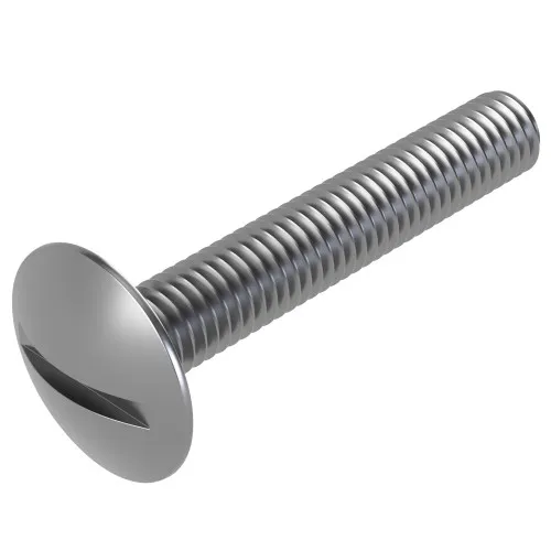 M3 x 25mm Truss Head Screws (Mushroom Head) - Slotted (NFE 27-128) | A2 Stainless Steel