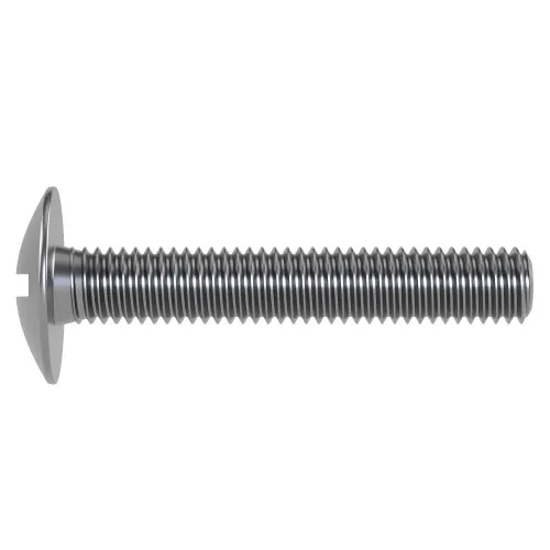 M3 x 30mm Truss Head Screws (Mushroom Head) - Slotted (NFE 27-128) | A2 Stainless Steel